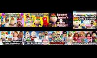 SML Movie: Bowser Juniors 6th-13th Birthday! [8 Videos Played At Once]