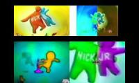 Green Lowers Noggin and Nick Jr Logo Collection Quadparison 4