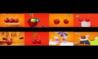 all 8 airbaltic cherry ads at once same time