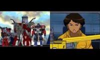 Transformers Superlink/Energon Episode 1 Side-by-Side