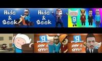 Youtubers play Gmod Hide and seek tiny play same time