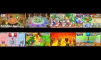 Mario Party 9-SS & BONUS. All minigames playing at once.