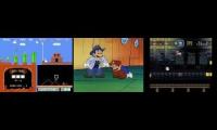 Super Mario Bros. All walkthroughs & episodes playing at once. [CLASSIC]