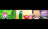 Tamagotchi, Veggietales and Chloes Closet up to faster 3 parison