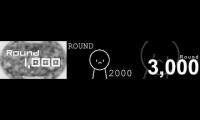 Missadaxio Round 1000 vs 2000 vs 3000