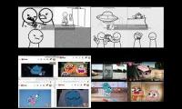 asdfmovie vs gumball random maze 16parison