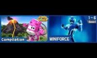 Super Wings vs Miniforce Episode 1-10