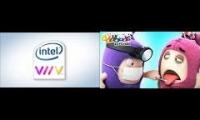 Oddbods vocoded with Full Intel Logo History