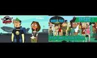 Total Drama World Tour Episode 1 Comaparision