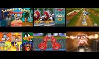 Looney tunes dash bugs vs. daffy vs. tweety vs. b vs. d etc... with an extra cat