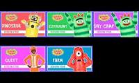 Yo Gabba Gabba! Season 4 (5 episodes played at the same time) (REMAKE)