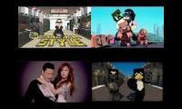 gangnam style vs minecraft style vs minecraft style ambgrupa vs gangnam style hyuna