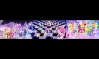 precure all stars new stage2 all stars mmd ed mashup