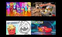 MLP:EG Sunsets Backstage Pass Wallace And Grommit And TPOT 4 With Cars 2 The McQueen Squad Series