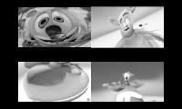 Gummy Bear Song HD (Four Black & White & Fisheye Versions at Once) (Fixed)