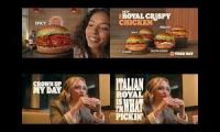 4 Royal Crispy Chicken Ads Played at the Same time