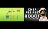 The garfield show super me and SML Movie: Chef Pee Pee The Robot!