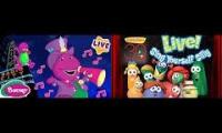 VeggieTales: The Live Show! | Sing Yourself Silly + Barney | Live! in New York City (1994)