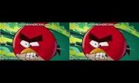 red screaming angry birds