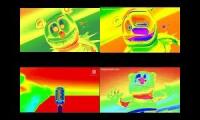 Gummy Bear Song HD (Four Trippy Rainbow & Normal Voice Versions at Once)