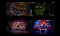 Sil L FNAF Sparta Remix Quadparison