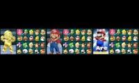 Super Mario Party - All Characters Mashup