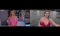 THENICOLET HOT TUB BIKINI STREAM: PINK AND RED MICRO-BIKINI EDITION