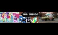 MLP:EG Spring Breakdown BFB 13, 14, And 15 And Cars 2 9 Laps Battle Racing Around The World 2