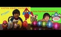 Ryan Opens Easter Eggs Surprise