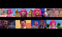 Lazytown season 1 all episode 1-8 side by side