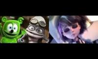 Gummibär Vs Crazy Frog Vs Anna Blue Gummy Bear Song Vs Axel F Vs So Alone Mashup