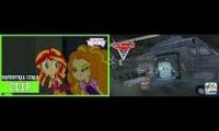 Thumbnail of The Dazzlings Plays With Sunset Emotions With Oil Rig Cutscene And Professor Z Secret Headquarters