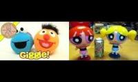 Sesame Street Bert & Ernie, Elmo & Cookie Monster Giggle Balls!