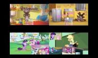 Sparta Remix Side-By-Side 1 (My Little Pony & Talking Tom edition)