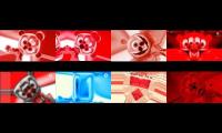 Gummy Bear Song HD (Four Red & Randomirror Versions at Once)