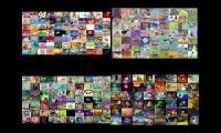 All 4 Cartoon Network Shows Playing at the Same Time (In Checkered Past Order)