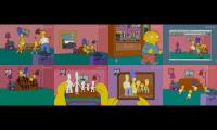 All The Simpsons Season 18 Short Openings and Couch Gags at Once