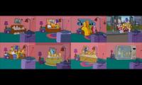 All The Simpsons Season 15 Short Openings and Couch Gags Played at Once