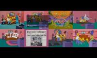 All 8 The Simpsons Season 17 Short Openings and Couch Gags Played at Once