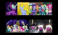 Midnight Sparkle Gaea Everfree Twivine Sparkle & Professor Zundapp Battle