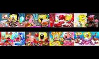 ALL 8 SPONGEBOB SLIME CAT VIDEOS!!!!!