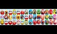 45 Surprise Eggs, Kinder Surprise, Kinder Joy, Disney Pixar Cars 2, Thomas & Friends, And More