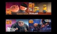 All 4 Despicable me trailers at once