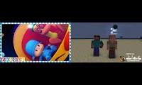 Pocoyo Scary Noises Spilt Into Minecraft