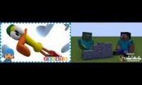 Pocoyo Sneaky Shoes Spilt Into Minecraft