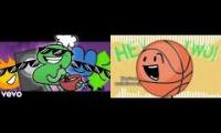 100+ Different BFDI/BFB/ТРОТ Characters Sing Hey Two! 