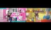 My Talking Tom Makeover Madness VS Who’s The Boss Sparta Remix Comparison