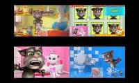 My Talking Tom Sparta Remix Quadparison 1