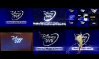 A lot of disney dvd logos