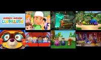 All Disney junior intro played at once